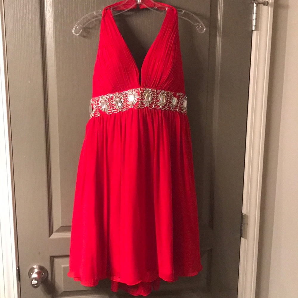 Red prom dress
